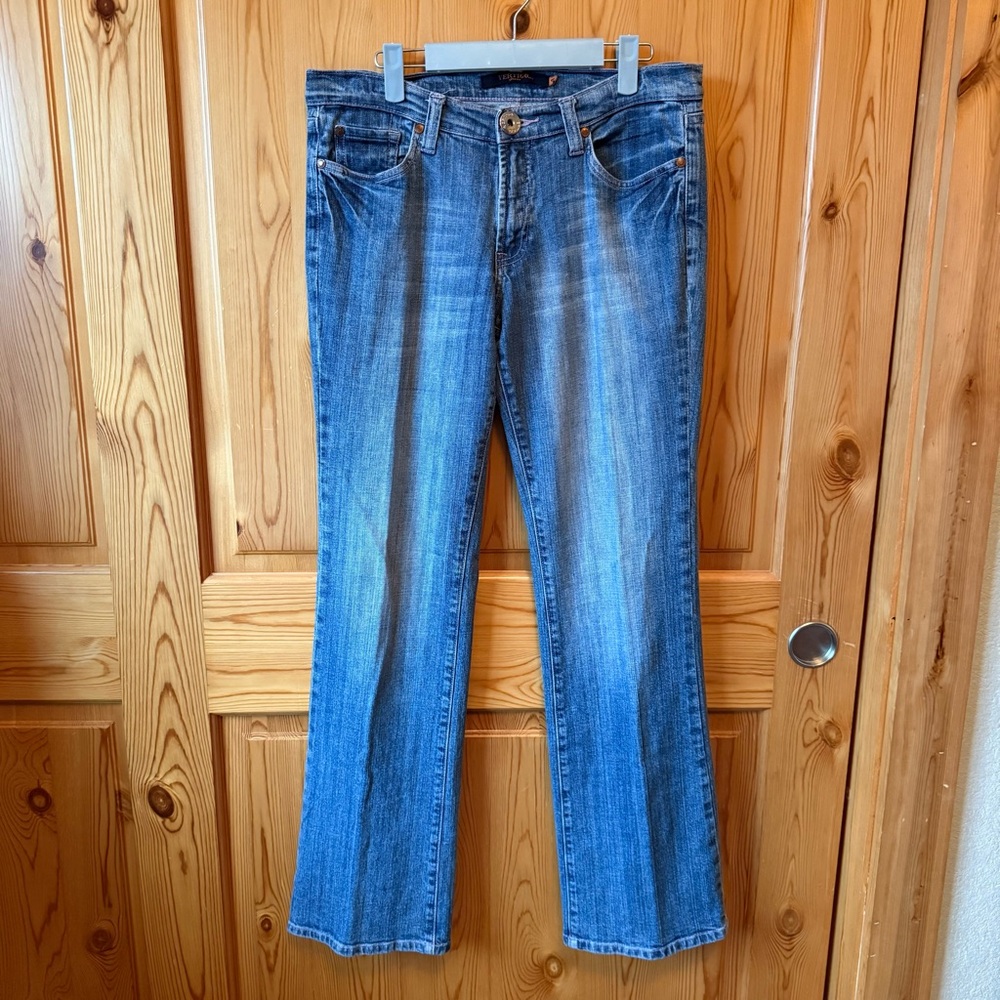 Vintage Y2K Vertigo Paris Denim Jeans Low Rise Size 8 32 x 32 x 8.5 Wide Leg